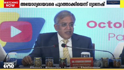 ആധാർ പൗരത്വ രേഖയല്ലെന്ന്  മുഖ്യ തെരഞ്ഞെടുപ്പ്  കമ്മീഷണർ  ഗ്യാനേഷ് കുമാർ