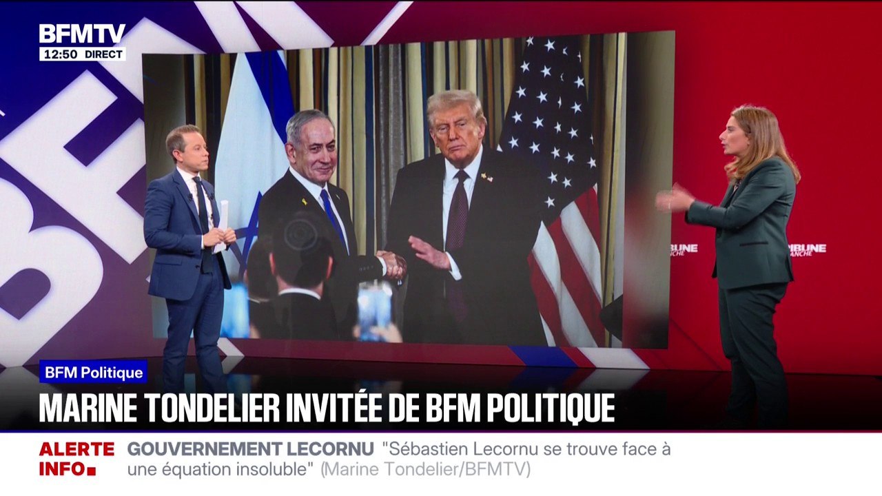 Plan de paix/Gaza: “Regardons aussi en Cisjordanie, où la colonisation avance un peu plus chaque jour”, indique Marine Tondelier (Écologistes)