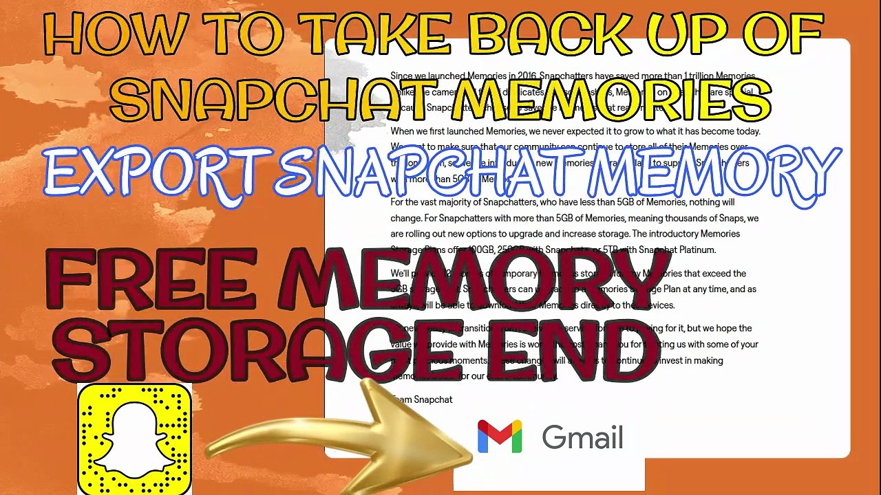 HOW TO BACK UP SNAPCHAT MEMORIES | SNAPCHAT FREE STORAGE KHTM | SNAPCHAT STORAGE PLAN | EXPORT DATA |HOW TO BACK UP SNAPCHAT MEMORIES | SNAPCHAT STORAGE POLICY CHANGE | EXPORT MEMORIES | SNAPCHAT NEW UPDATE | FREE STORAGE END | PREMIUM STORAGE PLAN