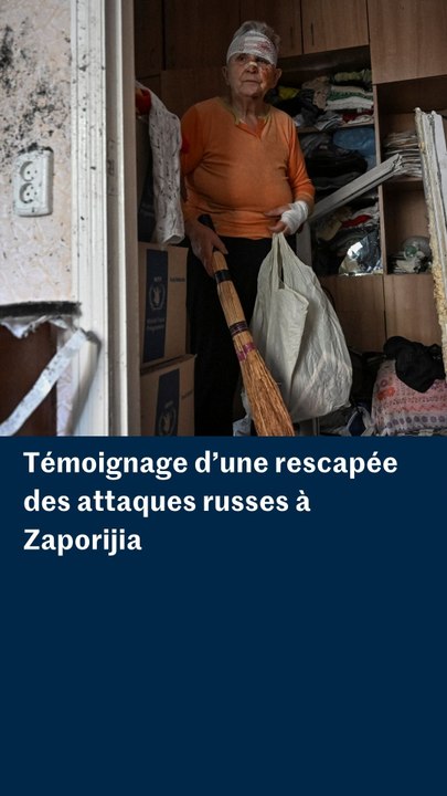 Témoignage d’une rescapée des attaques russes à Zaporijia