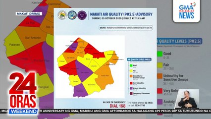 Ilang lugar sa Metro Manila, nabalot ng smog dahil sa temperature inversion | 24 Oras Weekend