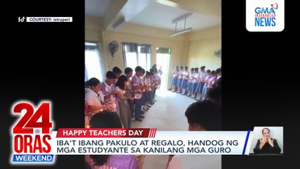 Unique ways students pay tributes to teachers | 24 Oras Weekend