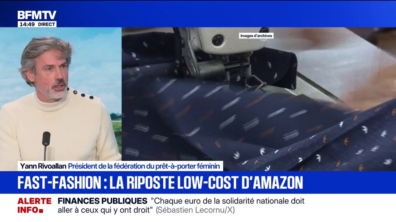 Amazon se lance dans la fast-fashion: “Une réaction pathétique”, estime le président de la fédération du prêt-à-porter féminin