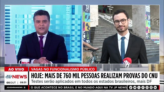 Mais de 760 mil realizam provas da 2ª edição do Enem dos Concursos neste domingo (05)