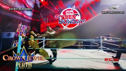 NO HOLD BARRED Wardlow vs. Luther Reigns [ ECW Cyber Sunday 2025 Part. 1