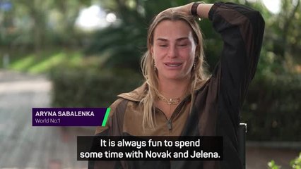 Sabalenka quizzed over double date with Djokovic