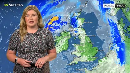 Met Office Monday Morning Weather Forecast 06/10/2025