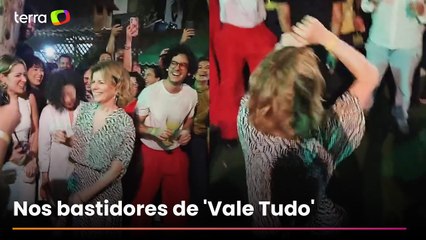 Debora Bloch mostra Odete Roitman tendo momento 'boquinha da garrafa'