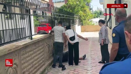Antalya’da üzerine tiner döküp, kendini yakmaya çalıştı