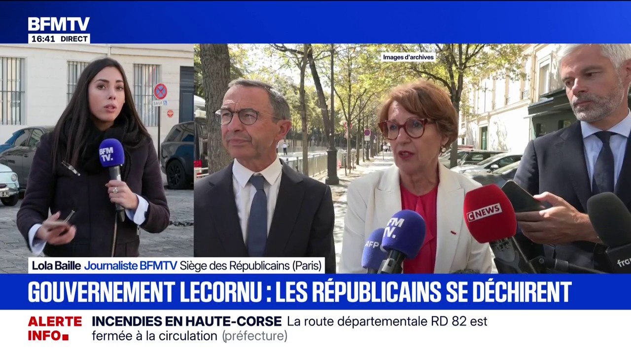 Les parlementaires du parti les Républicains soutiennent largement une participation dans le gouvernement de Sébastien Lecornu