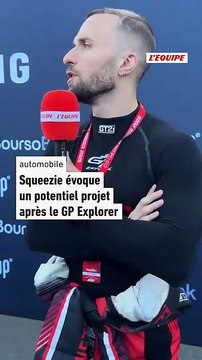Squeezie évoque le projet après le GP Explorer - Tous sports