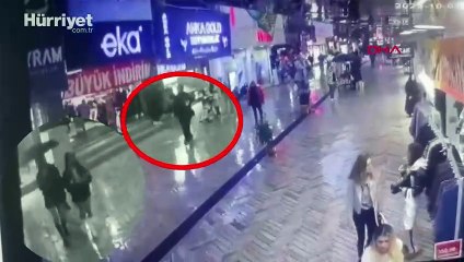 Üniversiteli kızın eteğini tutarak tepki gösterdi!