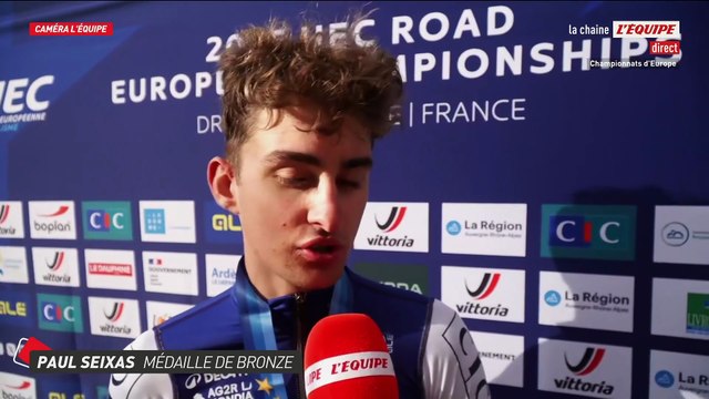 Seixas : « Je ne réalise pas... » - Cyclisme - Championnat d'Europe (H)