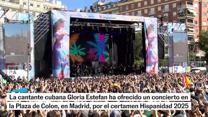 Concierto de Gloria Estefan en Madrid por el certamen Hispanidad 2025