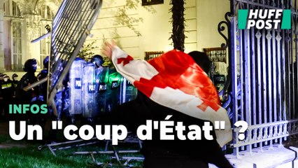 En Géorgie, des manifestants tentent d’envahir le palais présidentiel après des élections