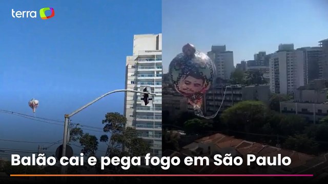 Balão cai, atinge residências e pega fogo na Vila Mariana (SP)