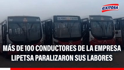 Más de 100 conductores de la empresa Lipetsa paralizaron sus labores tras el asesinato de uno de sus compañeros
