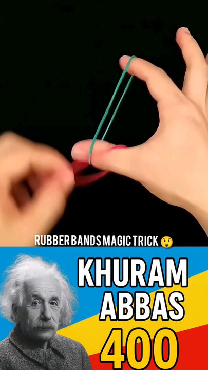 rubber bands magic trick