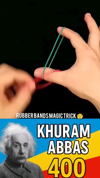 rubber bands magic trick