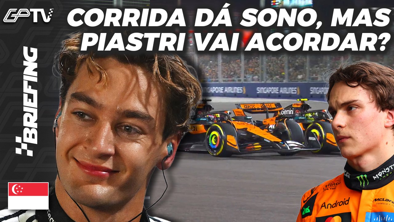 RUSSELL VENCE, VERSTAPPEN 2º e PIASTRI P*** COM NORRIS: a F1 em SINGAPURA | BRIEFING [grande premio]