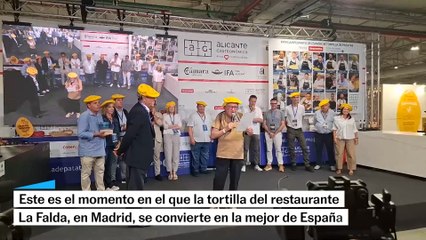 La Falda, en Madrid, gana el premio a la mejor tortilla de patatas de España