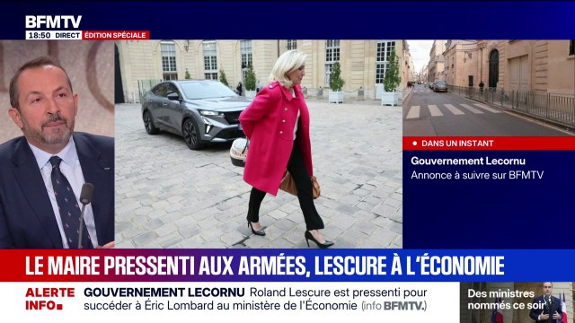 Pour Sébastien Chenu, vice-président du RN, Marine Le Pen est la seule capable de faire raisonner la voix du RN aux oreilles de Sébastien Lecornu