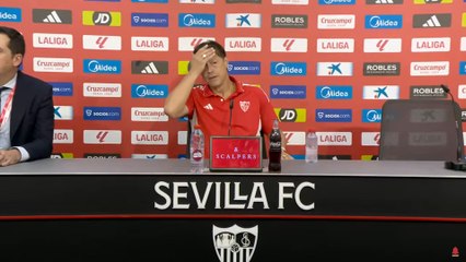 RUEDA de PRENSA de MATIAS ALMEYDA tras ganar SEVILLA 4 - FC BARCELONA 1