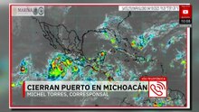 Cierran Puerto Lázaro Cárdenas por tormenta tropical ‘Priscilla’ y temporal marítimo