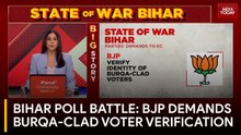 Bihar polls before November 22 | BJP's 'burqa check' demand sparks political row