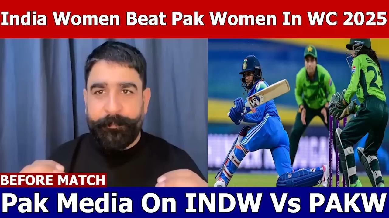 Pak Media Crying India Women Beat Pakistan In World Cup 2025 Odi _ Ind W Vs Pak W Odi Highlights