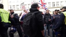 Protesters clash with counter group at anti-immigration march