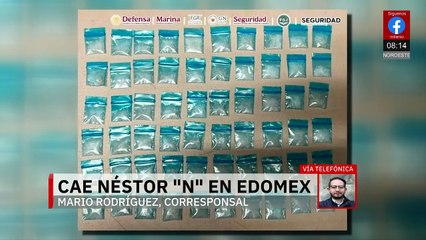 Detienen a Néstor "N", presunto líder criminal en Malinalco, Edomex