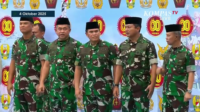 [FULL] Menhan-Panglima TNI Lepas Pawai Kebangsaan Jelang Puncak HUT ke-80 TNI di Monas