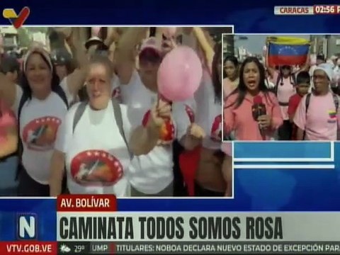 Caracas | Mujeres se suman a la gran caminata Todos somos rosa contra el cáncer de mama