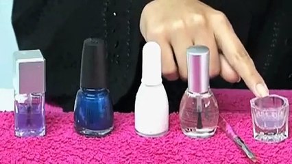 طلاء اظافر مزين جميل