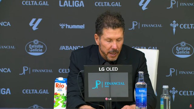 RUEDA de PRENSA de SIMEONE tras el EMPATE | CELTA de VIGO 1 - ATLÉTICO de MADRID 1