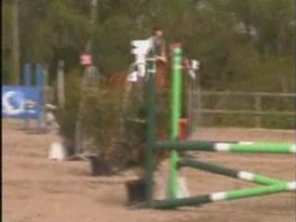 Julie niveau5 & Max'Bel 4/05/08 CL3 CSO Torcy