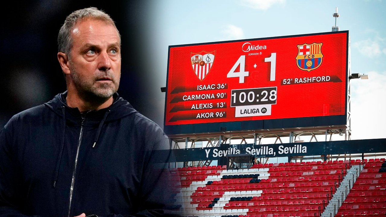 Hansi Flick y su preocupación tras derrota de Barcelona a manos del Sevilla de Matías Almeyda