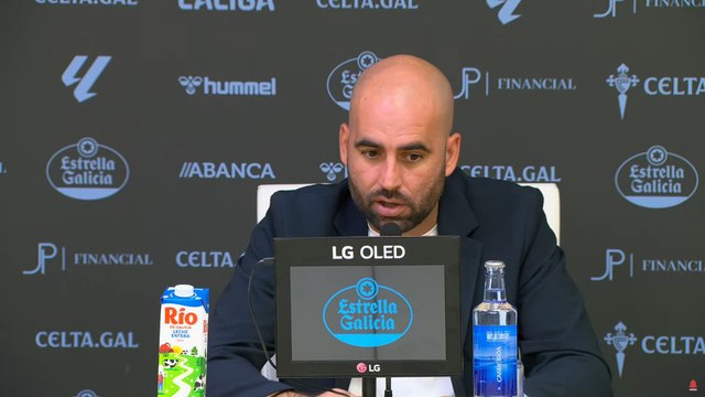 RUEDA de PRENSA de GIRÁLDEZ tras el CELTA vs ATLÉTICO de MADRID