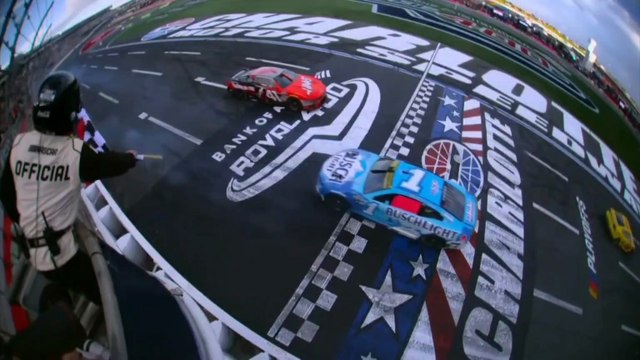 NASCAR Cup 2025 Charlotte Roval Chastain Hamlin Crash Finish Incredible