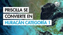 Priscilla se convierte en huracán categoría 1; se aproxima a Jalisco y Baja California Sur