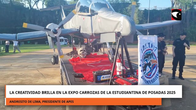 La creatividad brilla en la Expo Carrozas de la Estudiantina de Posadas 2025.mp4