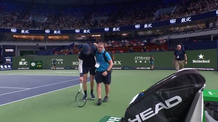 Sinner out of Shanghai Masters after being forced to retire