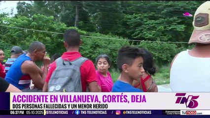Accidente en Villanueva, Cortés, deja dos personas fallecidas y un menor herido