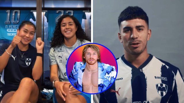 Jugadores de Rayados y Rayadas muestran apoyo a Aldo De Nigris para la gran final de La Casa de los Famosos