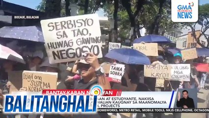 Iba't ibang grupo, kabataan at estudyante, nakiisa sa protesta kontra-katiwalian kaugnay sa maanomalya umanong flood control projects | Balitanghali