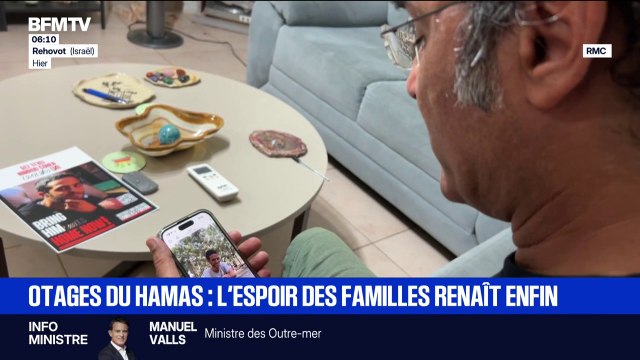 Ce père, dont le fils est retenu par le Hamas, a bon espoir de voir les otages libérés de la bande de Gaza