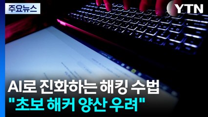AI로 진화하는 해킹 수법..."초보 해커 양산 우려" / YTN