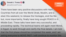 'Fasa pertama pelan Gaza dijangka siap minggu ini' - Trump