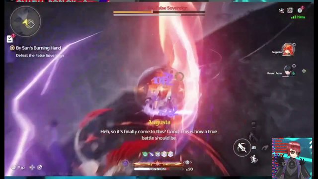 main game Wuthering Waves lanjutin main story 2.6 boss battle 1 #wutheringwaves #augusta #iuno